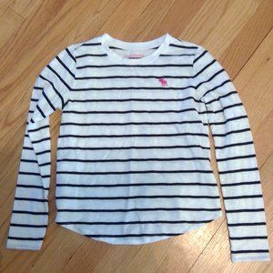 Girls Abercrombie kids Long Sleeve Stripped Shirt